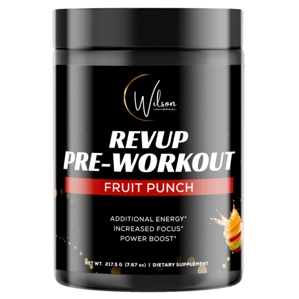 REVUP Pre-Workout Fruit Punch.