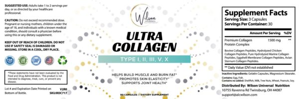 The label for RIPP CITY Ultra Collagen.