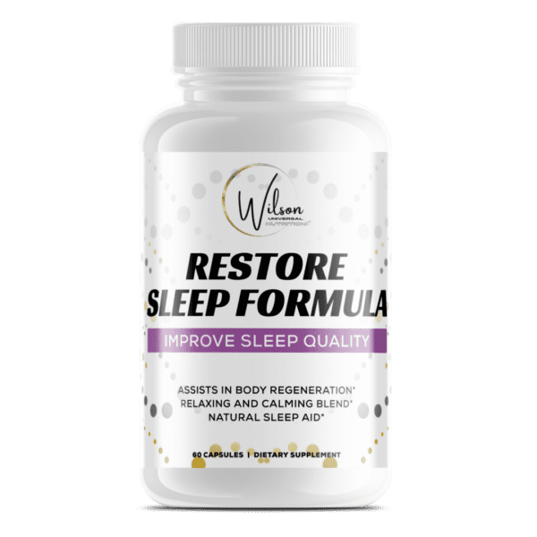 The Restore Sleep Formula is a carefully crafted blend that promotes natural and restful sleep, helping individuals achieve a deep state of relaxation and rejuvenation. With the power of the Restore Sleep Formula, this.