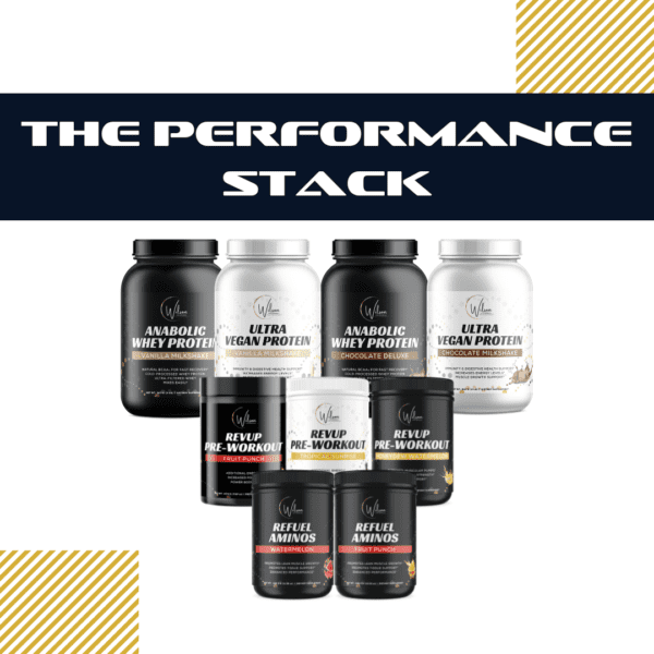 The Performance Stack poster on white background